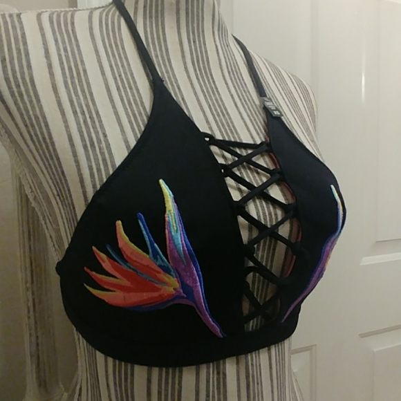 Tropical PINK Victoria's Secret Swim Bikini 👙 Top - Picture 4 of 8